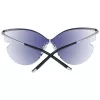 ANA HICKMANN Damen-Sonnenbrille AH3173-14003A - Modischer geometrischer Acetatrahmen mit UV400-Schutz