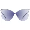 ANA HICKMANN Damen-Sonnenbrille AH3173-14003A - Modischer geometrischer Acetatrahmen mit UV400-Schutz