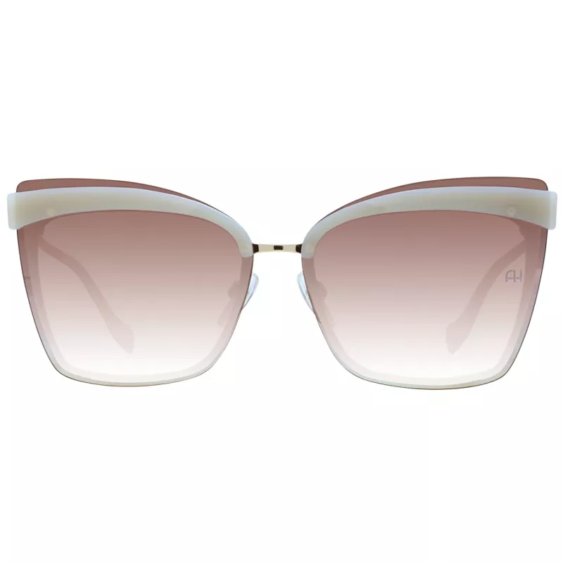 ANA HICKMANN Damen-Sonnenbrille AH3177-6404C Havana Butterfly 64mm