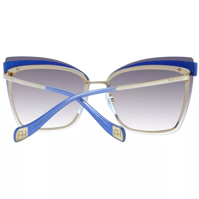 ANA HICKMANN Damen-Sonnenbrille AH3177-6404D - Brown Havana, Oversized Butterfly, UV400