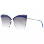 ANA HICKMANN Damen-Sonnenbrille AH3177-6404D - Brown Havana, Oversized Butterfly, UV400