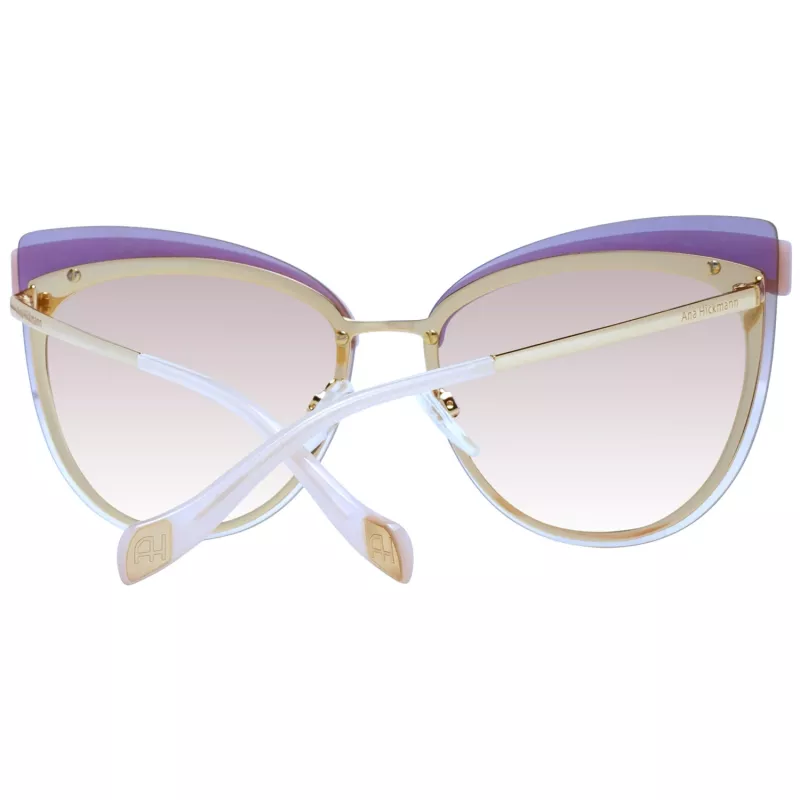 ANA HICKMANN Damen-Sonnenbrille AH3178-6604A Braun Havana Schildpatt Gestell Braun Verlaufsgläser 65mm
