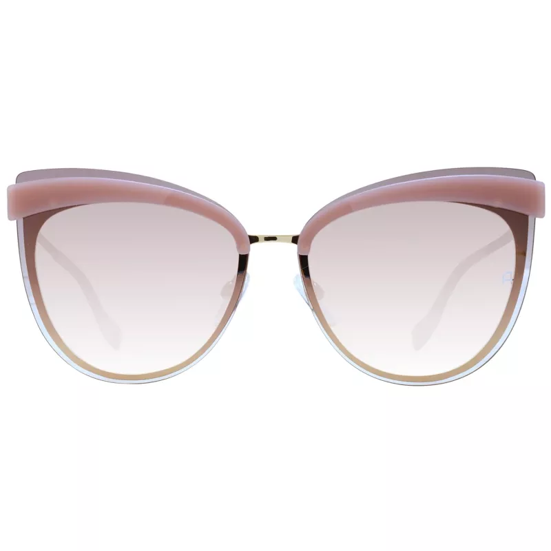 ANA HICKMANN Damen-Sonnenbrille AH3178-6604A Braun Havana Schildpatt Gestell Braun Verlaufsgläser 65mm