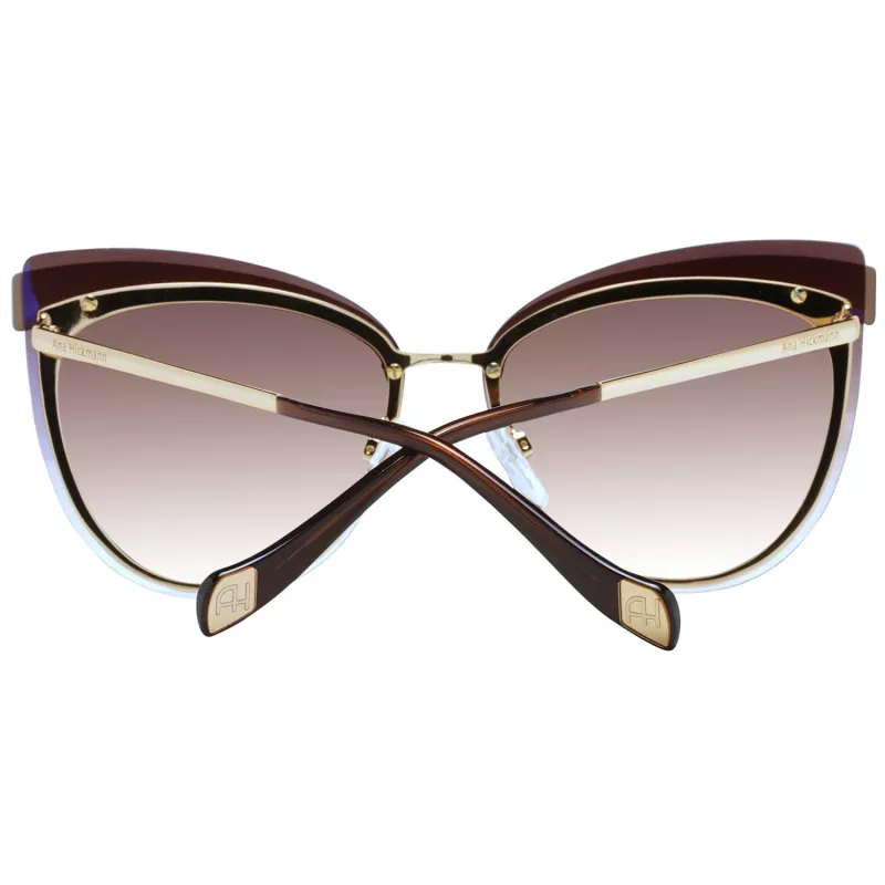 ANA HICKMANN Damen-Sonnenbrille AH3178-6604C Butterfly Cat-Eye Havana Brown