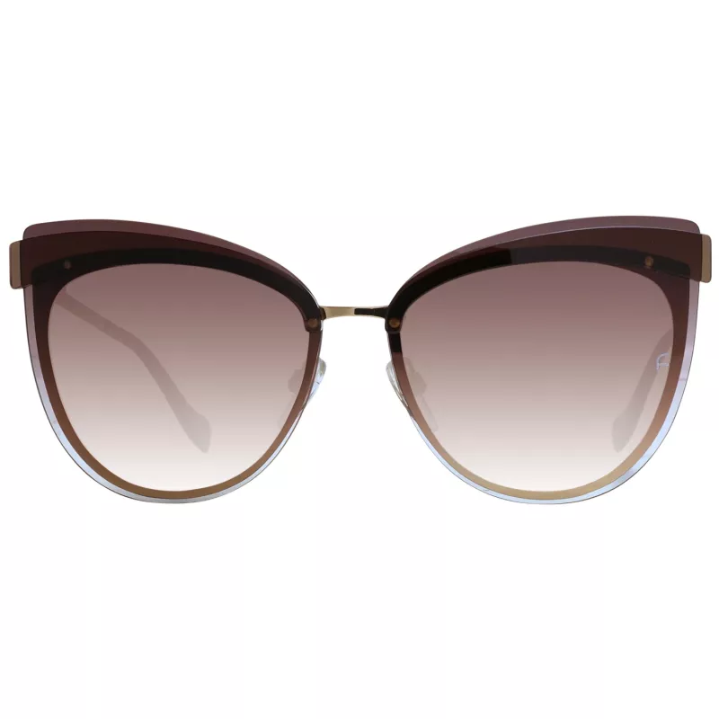 ANA HICKMANN Damen-Sonnenbrille AH3178-6604C Butterfly Cat-Eye Havana Brown