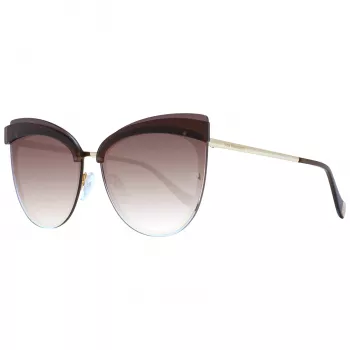 ANA HICKMANN Damen-Sonnenbrille AH3178-6604C Butterfly Cat-Eye Havana Brown