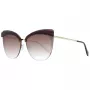 ANA HICKMANN Damen-Sonnenbrille AH3178-6604C Butterfly Cat-Eye Havana Brown