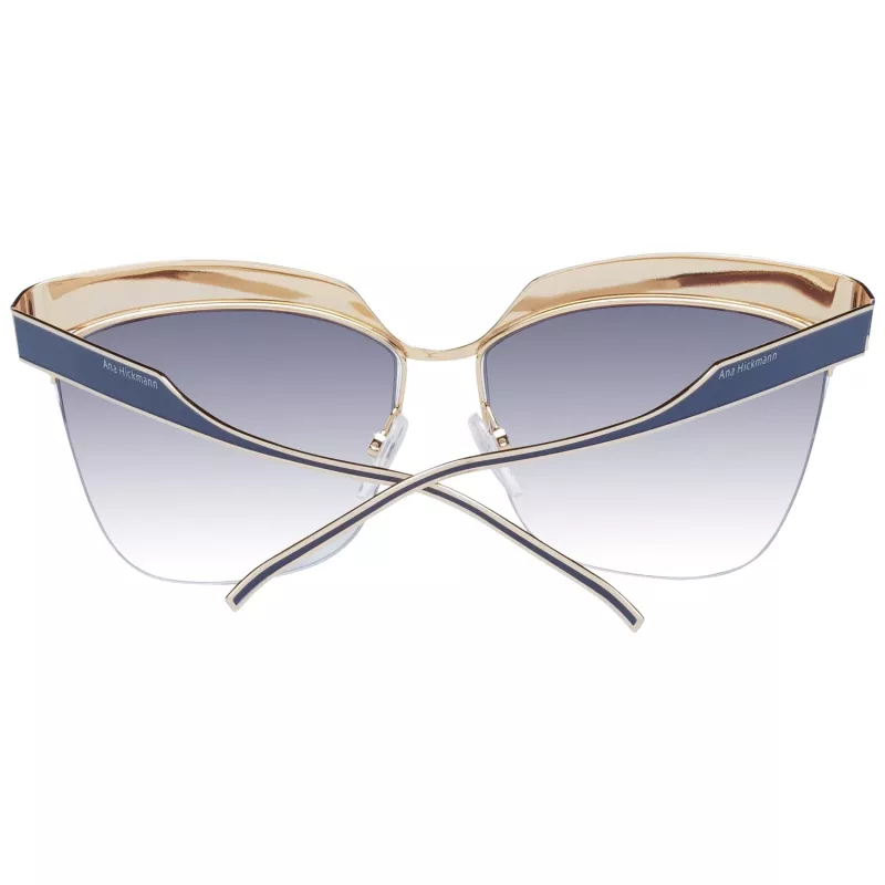 ANA HICKMANN Damen-Sonnenbrille AH3179-6206A Butterfly Acetat Havana Braun Verlaufsglas 62mm