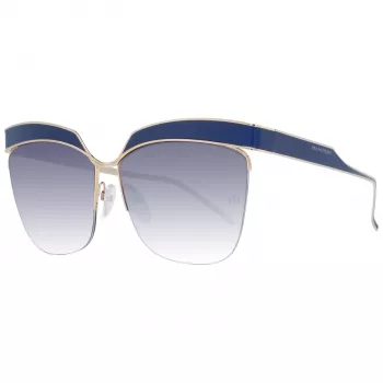 ANA HICKMANN Damen-Sonnenbrille AH3179-6206A Butterfly Acetat Havana Braun Verlaufsglas 62mm