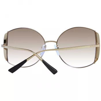 ANA HICKMANN Damen-Sonnenbrille AH3188-5704A Gold/Braun Butterfly Metallrahmen UV400
