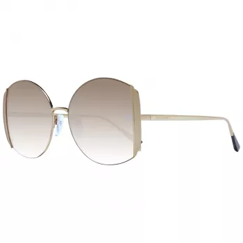 ANA HICKMANN Damen-Sonnenbrille AH3188-5704A Gold/Braun Butterfly Metallrahmen UV400