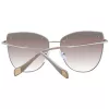 ANA HICKMANN Damen-Sonnenbrille AH3190-5902S Brown Havana Oversized Square Acetatrahmen Brown Gradient Linse 60/15/145 mm
