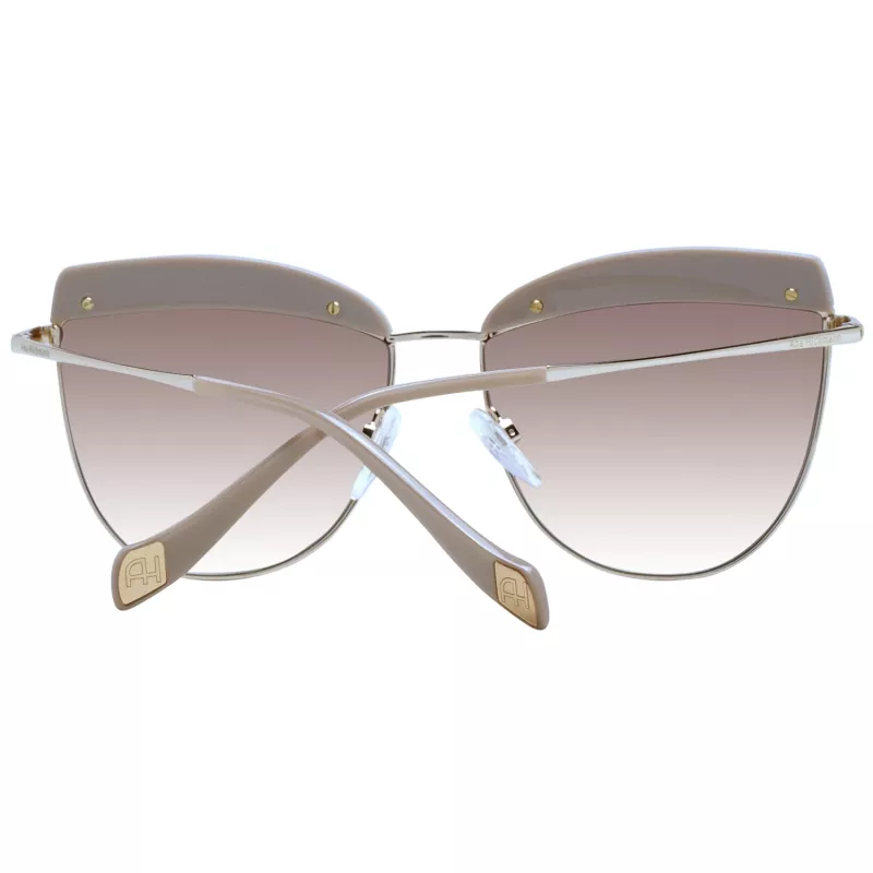 ANA HICKMANN Damen-Sonnenbrille AH3190-5902S Brown Havana Oversized Square Acetatrahmen Brown Gradient Linse 60/15/145 mm