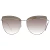 ANA HICKMANN Damen-Sonnenbrille AH3190-5902S Brown Havana Oversized Square Acetatrahmen Brown Gradient Linse 60/15/145 mm