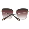 ANA HICKMANN Damen-Sonnenbrille AH3191-59D02 Havana/Braun Rechteckiger Acetatrahmen Braune Verlaufsgläser 60/15/145 mm