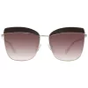 ANA HICKMANN Damen-Sonnenbrille AH3191-59D02 Havana/Braun Rechteckiger Acetatrahmen Braune Verlaufsgläser 60/15/145 mm