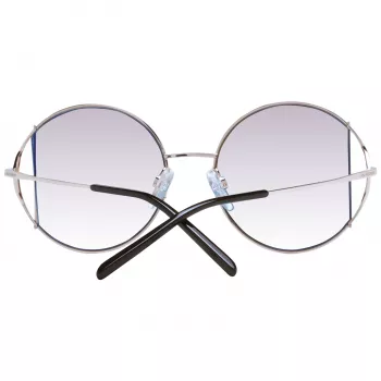 ANA HICKMANN Damen-Sonnenbrille AH3192-5304D Havanna Braun Acetat Rechteckiger Rahmen mit Braunen Gradienten-Polycarbonat-Gläsern 53mm