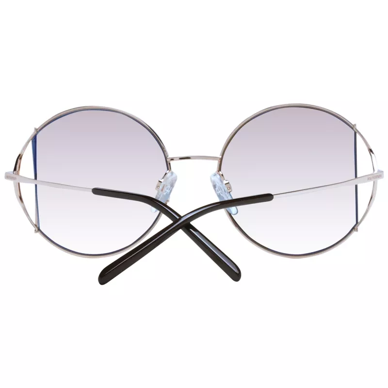 ANA HICKMANN Damen-Sonnenbrille AH3192-5304D Havanna Braun Acetat Rechteckiger Rahmen mit Braunen Gradienten-Polycarbonat-Gläsern 53mm