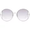 ANA HICKMANN Damen-Sonnenbrille AH3192-5304D Havanna Braun Acetat Rechteckiger Rahmen mit Braunen Gradienten-Polycarbonat-Gläsern 53mm