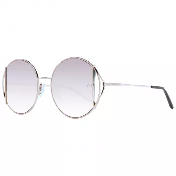 ANA HICKMANN Damen-Sonnenbrille AH3192-5304D Havanna Braun Acetat Rechteckiger Rahmen mit Braunen Gradienten-Polycarbonat-Gläsern 53mm