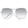 ANA HICKMANN Damen-Sonnenbrille AH3193-5803A Braun Havana Quadratischer Acetatrahmen Braune Verlaufsgläser 58/16/145 mm