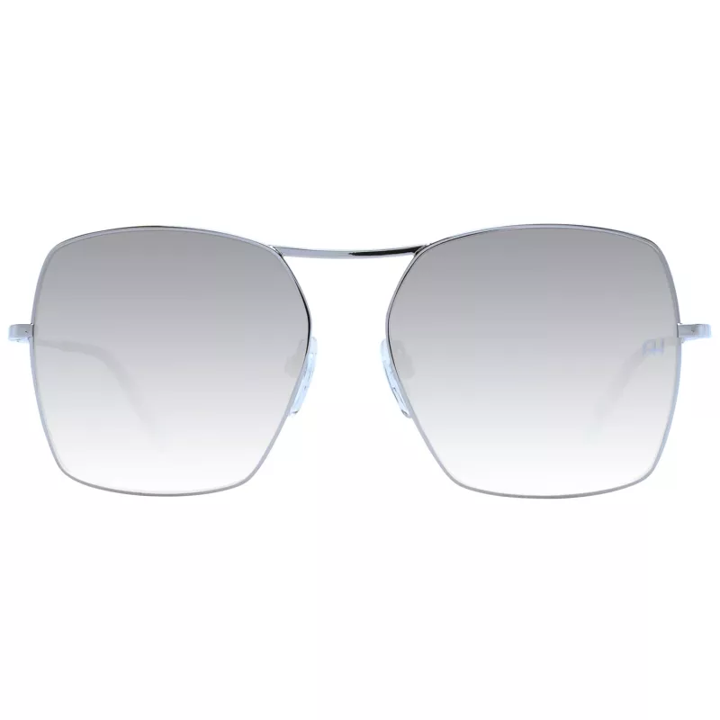 ANA HICKMANN Damen-Sonnenbrille AH3193-5803A Braun Havana Quadratischer Acetatrahmen Braune Verlaufsgläser 58/16/145 mm