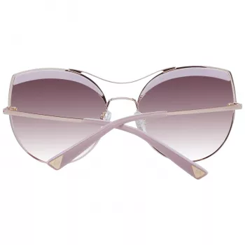 ANA HICKMANN Damen-Sonnenbrille AH3207-59H01 Butterfly Cat Eye Acetatrahmen Verlaufsbraune Gläser UV400