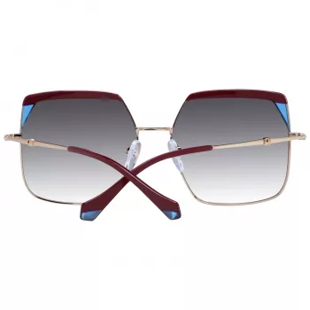 ANA HICKMANN Damen-Sonnenbrille AH3253-59P02 Havana Brown Butterfly Acetatrahmen mit braunen Gradientengläsern UV400