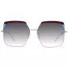 ANA HICKMANN Damen-Sonnenbrille AH3253-59P02 Havana Brown Butterfly Acetatrahmen mit braunen Gradientengläsern UV400