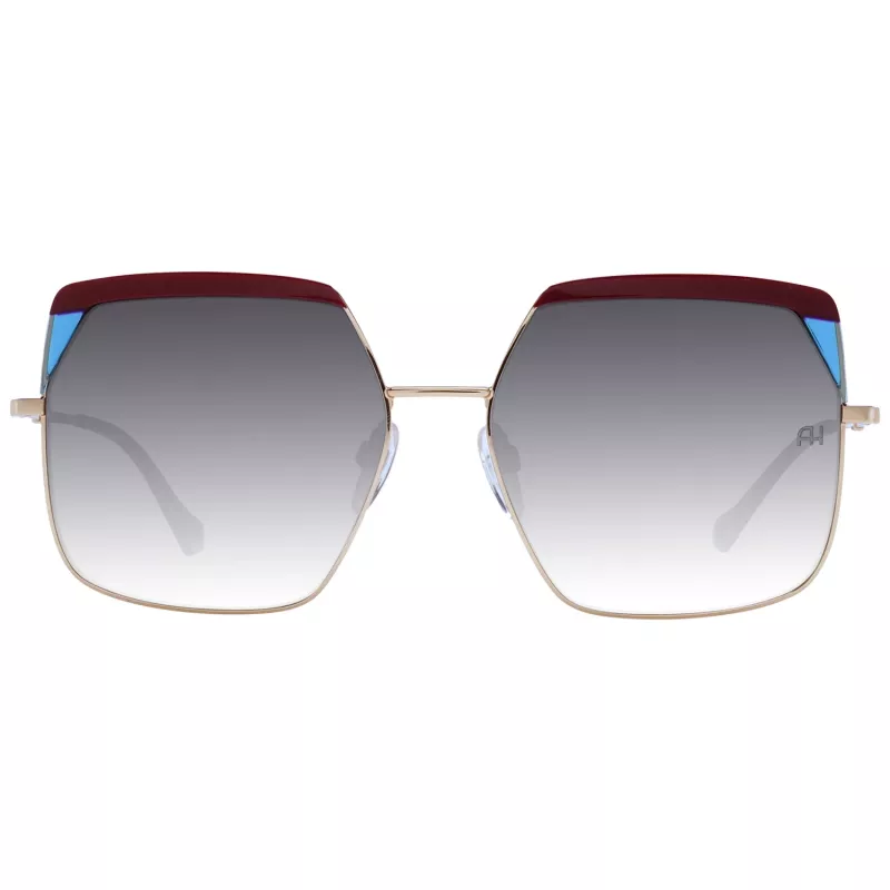 ANA HICKMANN Damen-Sonnenbrille AH3253-59P02 Havana Brown Butterfly Acetatrahmen mit braunen Gradientengläsern UV400