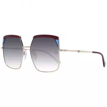 ANA HICKMANN Damen-Sonnenbrille AH3253-59P02 Havana Brown Butterfly Acetatrahmen mit braunen Gradientengläsern UV400