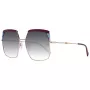 ANA HICKMANN Damen-Sonnenbrille AH3253-59P02 Havana Brown Butterfly Acetatrahmen mit braunen Gradientengläsern UV400
