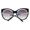 ANA HICKMANN Damen-Sonnenbrille AH9265-54A01 - Schwarzer Acetatrahmen, graue Polycarbonatgläser, UV400-Schutz, 54/22/145 mm