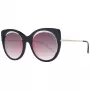 ANA HICKMANN Damen-Sonnenbrille AH9265-54A01 - Schwarzer Acetatrahmen, graue Polycarbonatgläser, UV400-Schutz, 54/22/145 mm