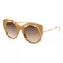 ANA HICKMANN Damen-Sonnenbrille AH9265-54H02 Havana Acetat eckiger Rahmen braun getönte Gläser 54mm