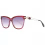 ANA HICKMANN Damen-Sonnenbrille AH9270-54C02 Cat Eye Acetat-Fassung Brauner Verlaufsglas UV400