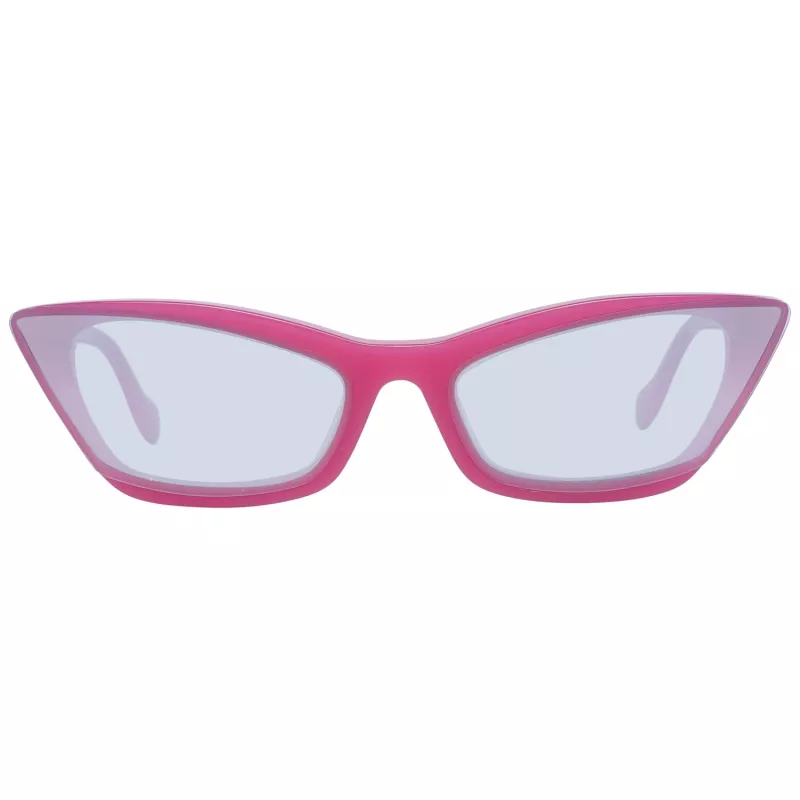 ANA HICKMANN Damen-Sonnenbrille AH9278-64T01 Braun Havana Butterfly Acetat