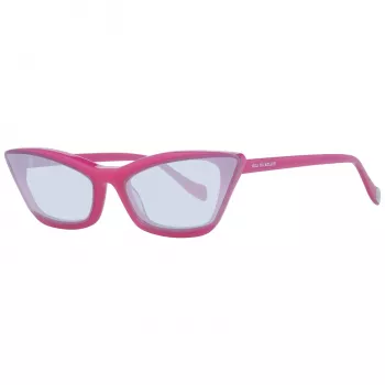 ANA HICKMANN Damen-Sonnenbrille AH9278-64T01 Braun Havana Butterfly Acetat
