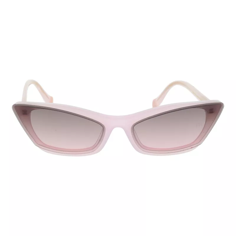 ANA HICKMANN Damen-Sonnenbrille AH9278-64T02 Braun Gradient Acetat 64mm