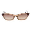 ANA HICKMANN Damen-Sonnenbrille AH9278-64T03 Gold/Braun Gradient Butterfly Metallrahmen