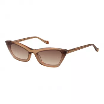 ANA HICKMANN Damen-Sonnenbrille AH9278-64T03 Gold/Braun Gradient Butterfly Metallrahmen