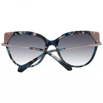 ANA HICKMANN Damen-Sonnenbrille AH9339-56P02 Havana Square Frame Brown Gradient Lens 56/17/140 mm