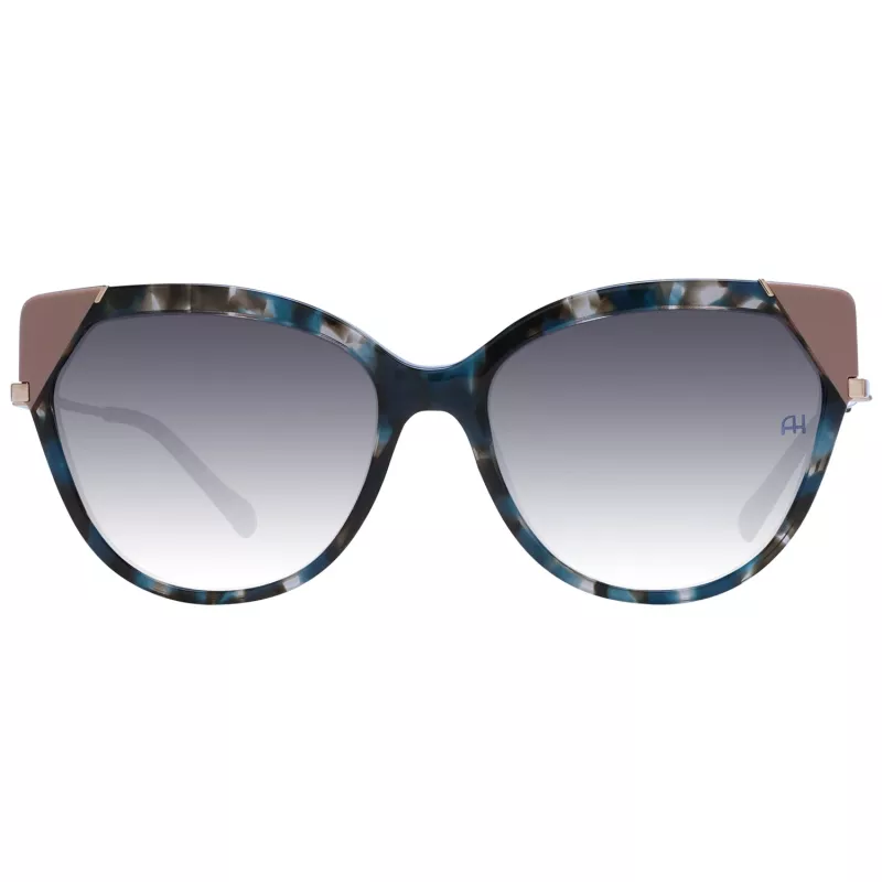 ANA HICKMANN Damen-Sonnenbrille AH9339-56P02 Havana Square Frame Brown Gradient Lens 56/17/140 mm