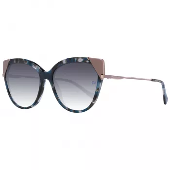 ANA HICKMANN Damen-Sonnenbrille AH9339-56P02 Havana Square Frame Brown Gradient Lens 56/17/140 mm