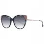 ANA HICKMANN Damen-Sonnenbrille AH9339-56P02 Havana Square Frame Brown Gradient Lens 56/17/140 mm