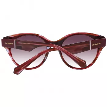 ANA HICKMANN Damen-Sonnenbrille AH9345-51H03 Butterfly/Square Acetatrahmen braun getönte Gläser 53mm