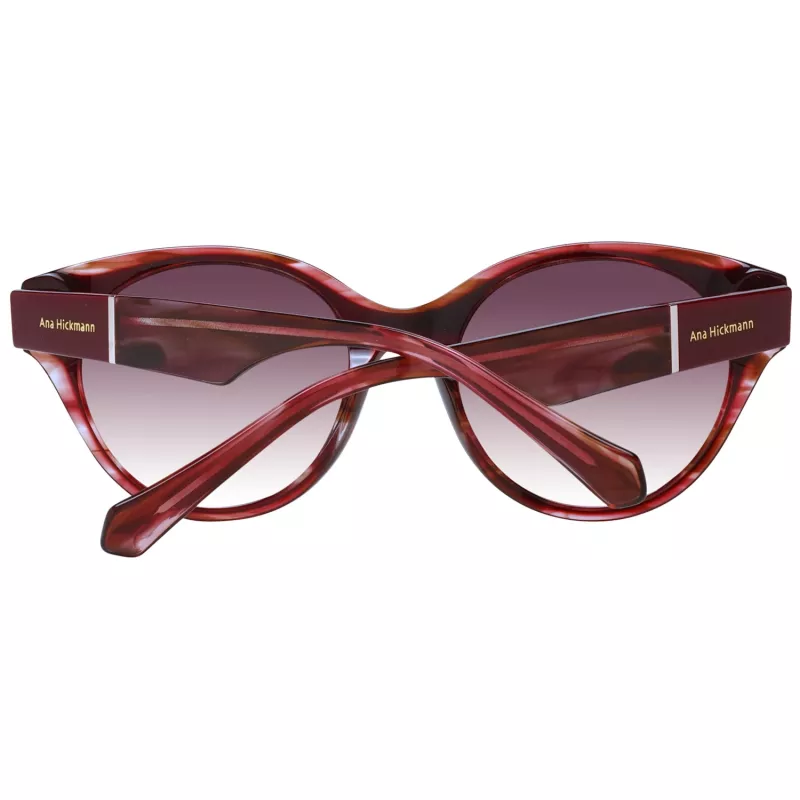 ANA HICKMANN Damen-Sonnenbrille AH9345-51H03 Butterfly/Square Acetatrahmen braun getönte Gläser 53mm