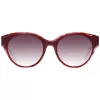 ANA HICKMANN Damen-Sonnenbrille AH9345-51H03 Butterfly/Square Acetatrahmen braun getönte Gläser 53mm