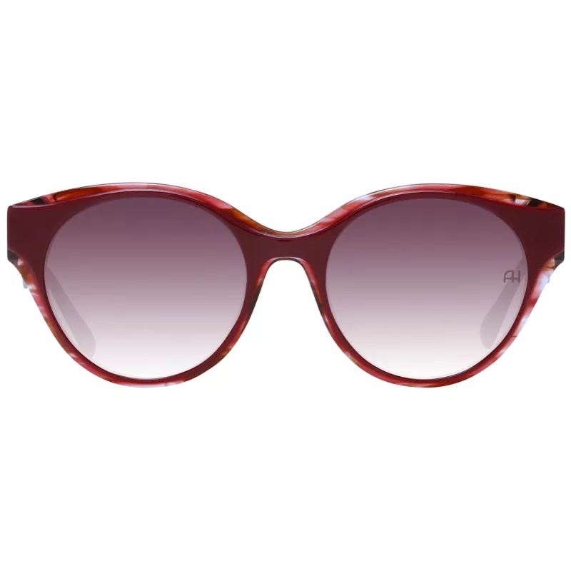 ANA HICKMANN Damen-Sonnenbrille AH9345-51H03 Butterfly/Square Acetatrahmen braun getönte Gläser 53mm