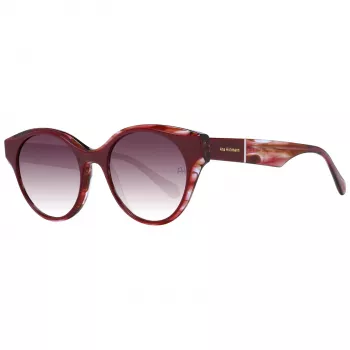 ANA HICKMANN Damen-Sonnenbrille AH9345-51H03 Butterfly/Square Acetatrahmen braun getönte Gläser 53mm